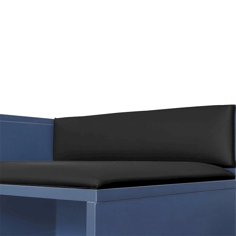 Modern Shoe Storage Bench with Hidden Storage and Upholstered Cushions