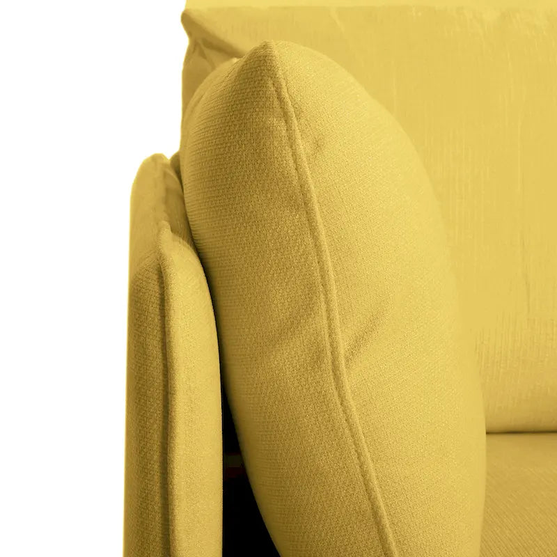 39.17-Inch Wide Upholstered Accent Chair with Padded Seat & Back for Living Room