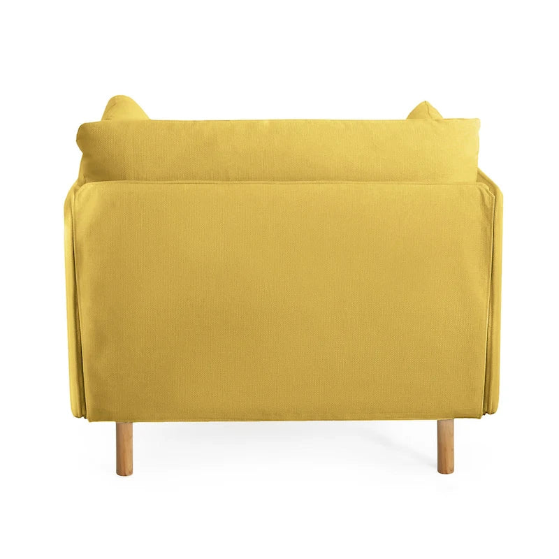 39.17-Inch Wide Upholstered Accent Chair with Padded Seat & Back for Living Room