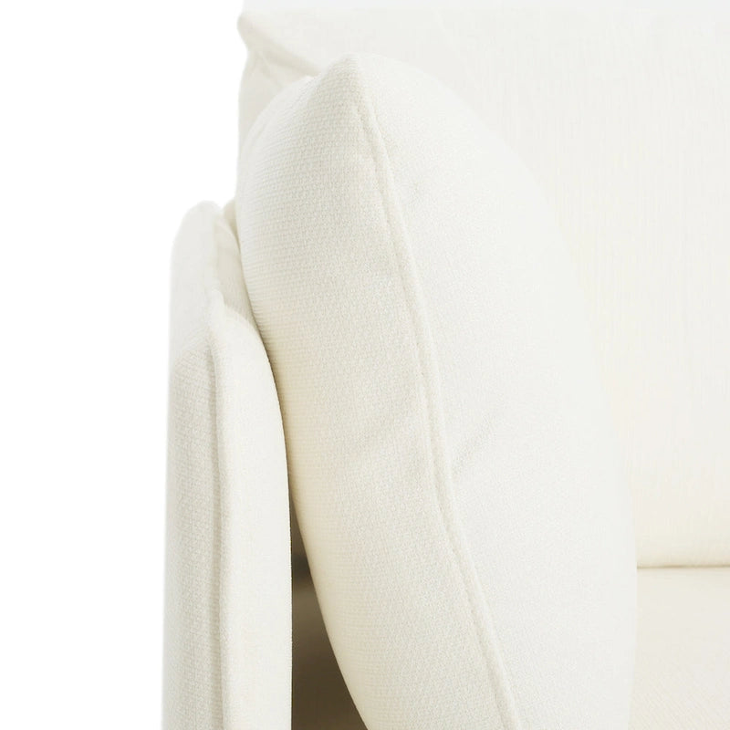 39.17-Inch Wide Upholstered Accent Chair with Padded Seat & Back for Living Room