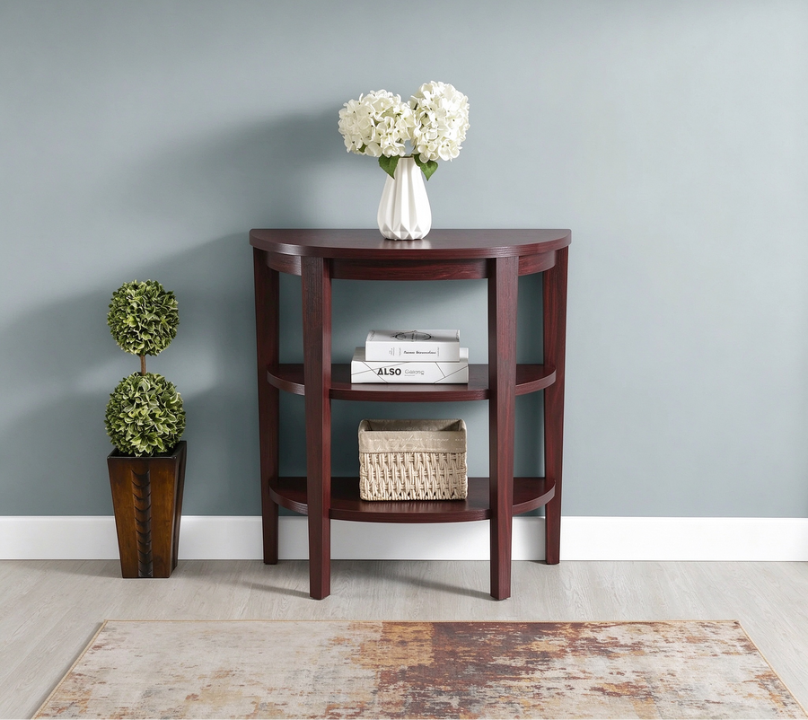 Half-Circle Console Table