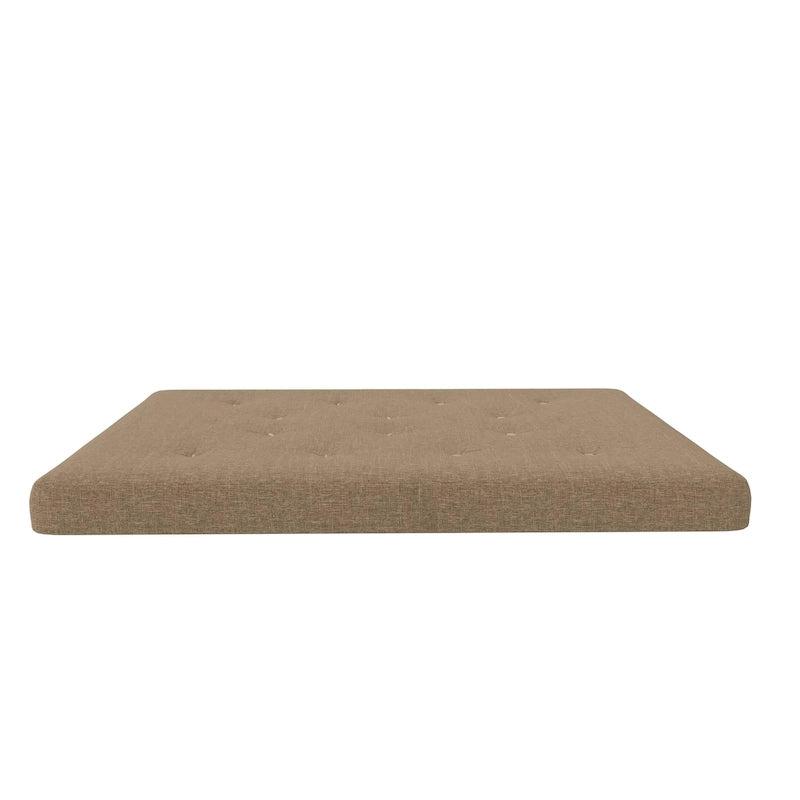 6-Inch Spring Coil Futon Mattress with Foam Padding for Sofa Bed & Guest Room