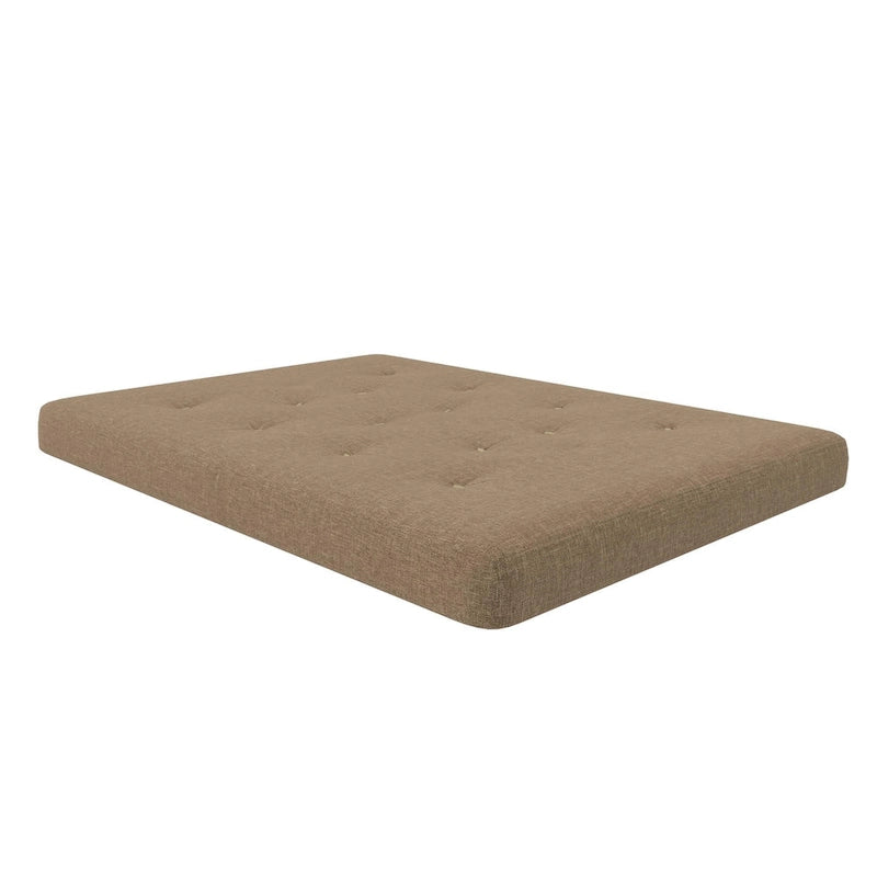 6-Inch Spring Coil Futon Mattress with Foam Padding for Sofa Bed & Guest Room