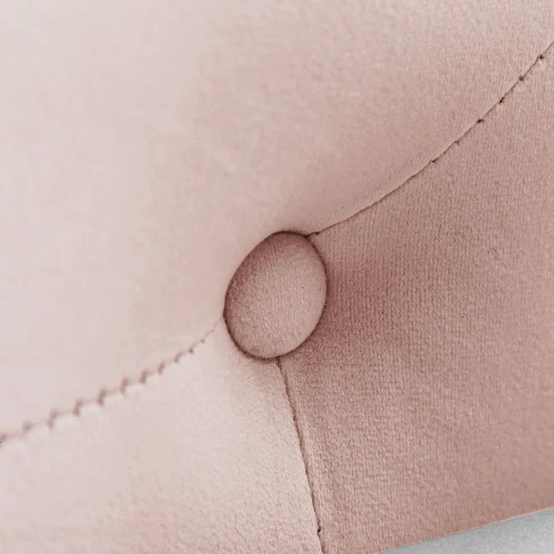 Indoor-Loungesessel, Samt-Loungesessel fürs Schlafzimmer mit Stauraum und Kissen, moderner Polstersessel mit gerollten Armlehnen