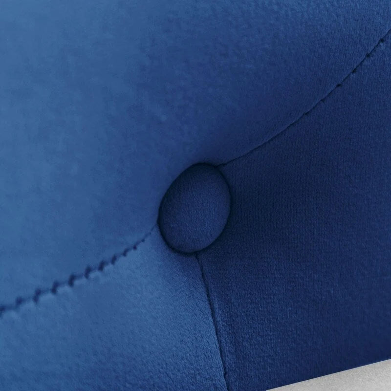 Indoor-Loungesessel, Samt-Loungesessel fürs Schlafzimmer mit Stauraum und Kissen, moderner Polstersessel mit gerollten Armlehnen