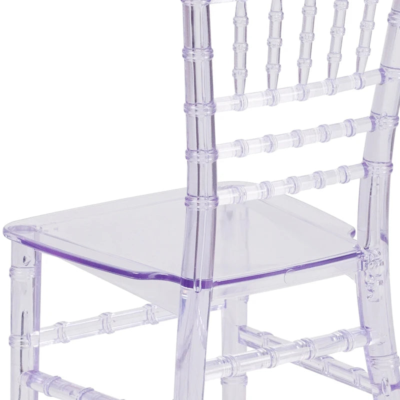 Kids Resin Stacking Chiavari Chairs for Formal Events (Set of 10)