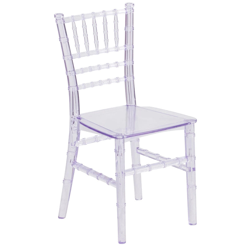 Kids Resin Stacking Chiavari Chairs for Formal Events (Set of 10)