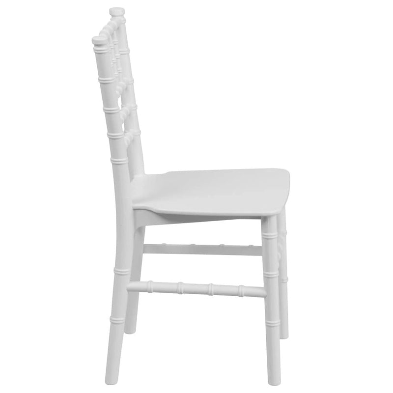Kids Resin Stacking Chiavari Chairs for Formal Events (Set of 10)