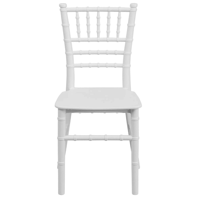 Kids Resin Stacking Chiavari Chairs for Formal Events (Set of 10)