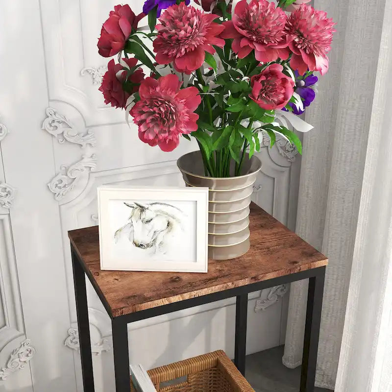 2-Tier End Table for Living Room