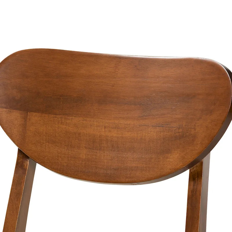 Mid-Century Modern 2-Piece Dining Chair Set