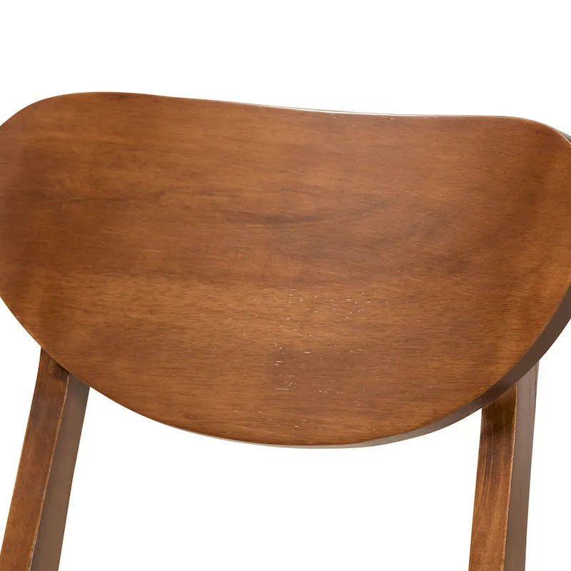 Mid-Century Modern 2-Piece Dining Chair Set