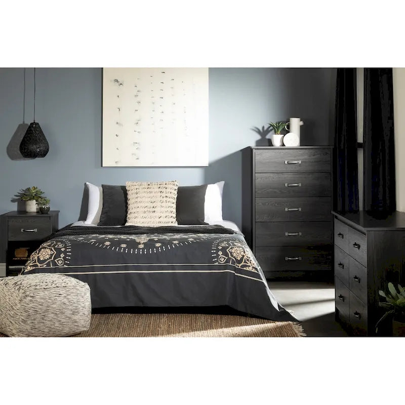6-Drawer Double Dresser with Metal Slides & Large Storage Space for Bedroom