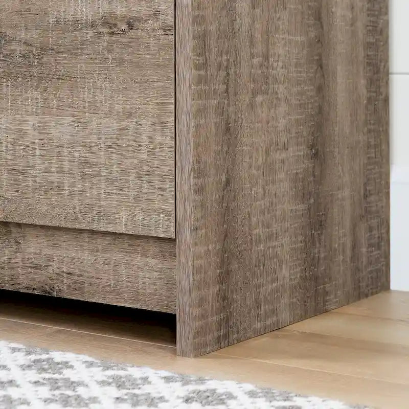 Kommode mit 6 Schubladen, Metallschienen und großem Stauraum fürs Schlafzimmer