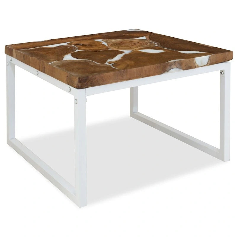 Round Dining Table from Recycled Teak Wood, 48 inch