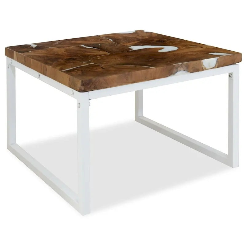 Round Dining Table from Recycled Teak Wood, 48 inch
