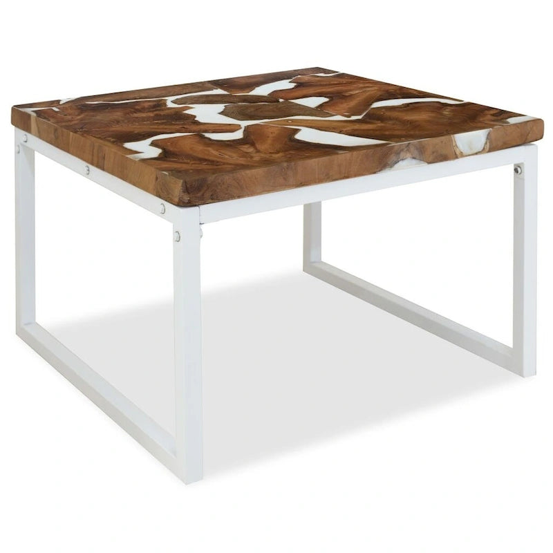 Round Dining Table from Recycled Teak Wood, 48 inch