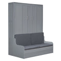 Queen Size Murphy Bed Wall Bed with Cushion