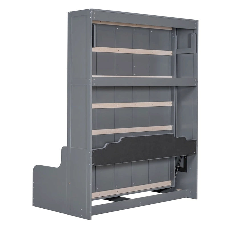 Queen Size Murphy Bed Wall Bed with Cushion
