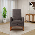Solid Wood Rocking Chair with Curved Base for Living Room & Nursery