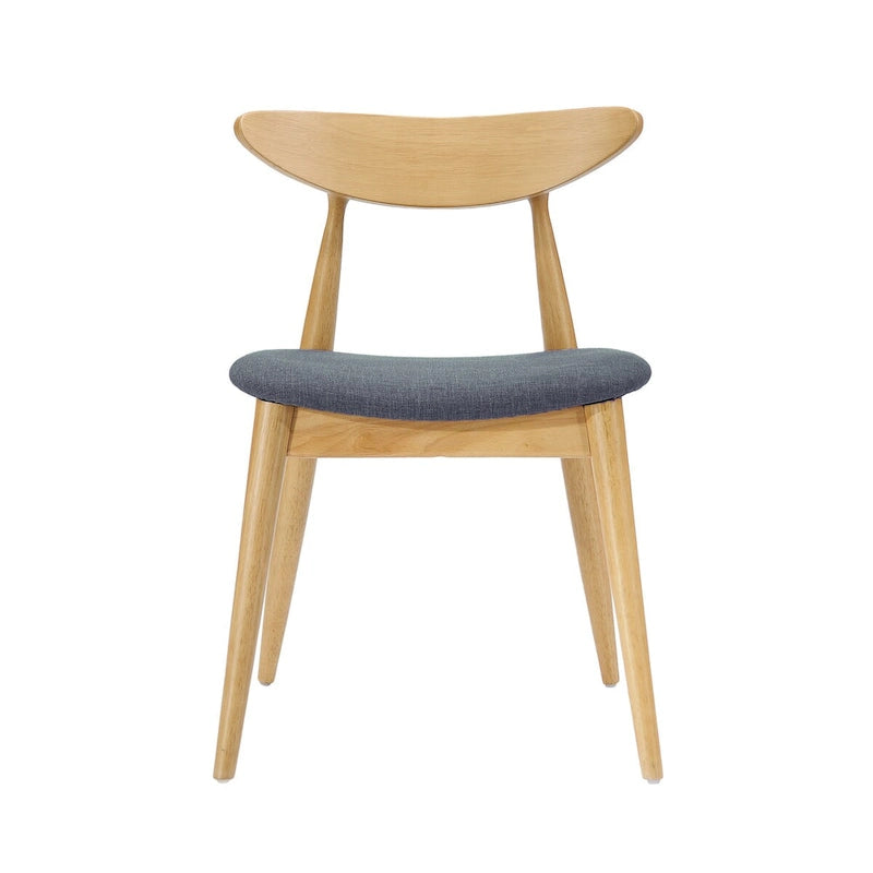 Mid-Century Modern Accent Chair Set of 2 with Wood Legs for Living Room