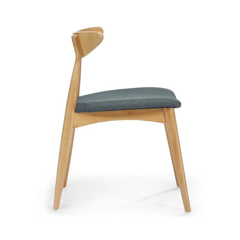 Mid-Century Modern Accent Chair Set of 2 with Wood Legs for Living Room