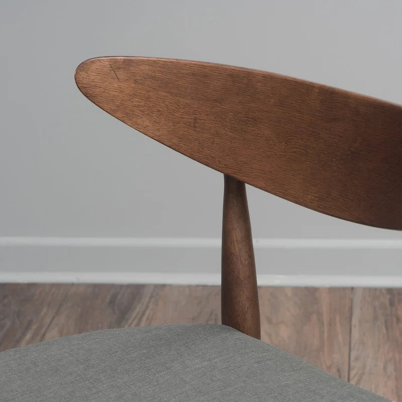 Mid-Century Modern Accent Chair Set of 2 with Wood Legs for Living Room
