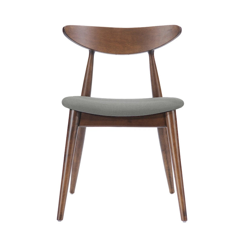 Mid-Century Modern Accent Chair Set of 2 with Wood Legs for Living Room
