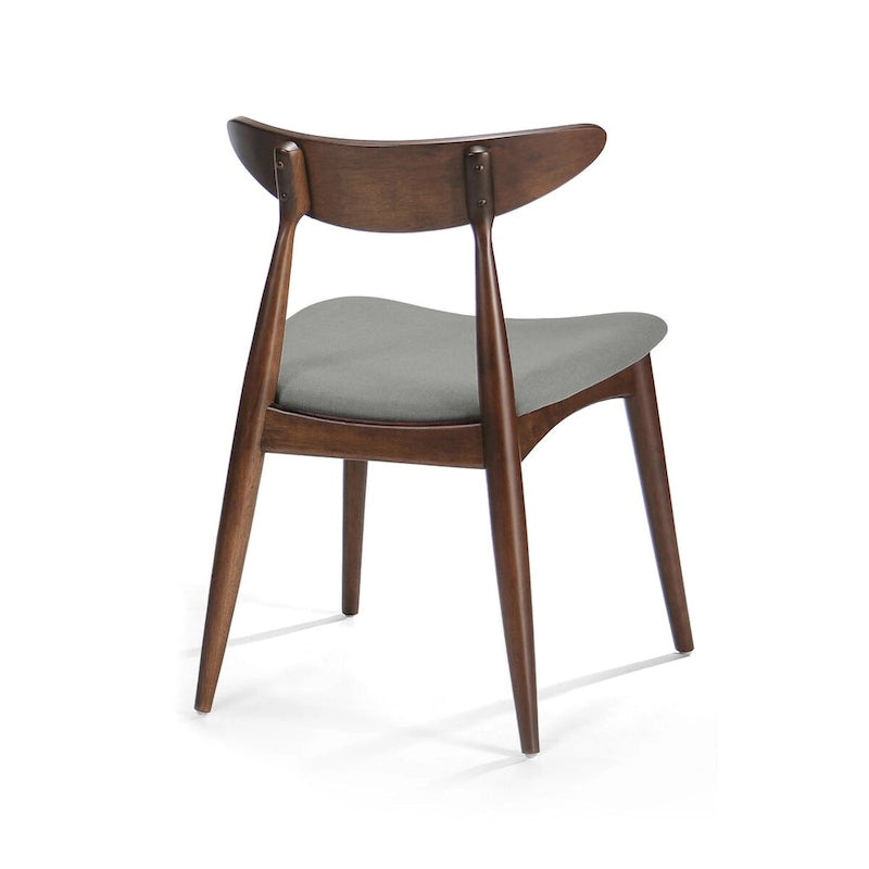 Mid-Century Modern Accent Chair Set of 2 with Wood Legs for Living Room