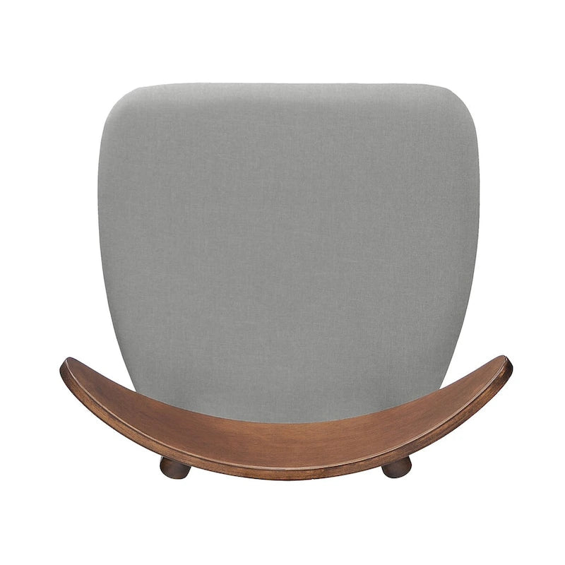 Mid-Century Modern Accent Chair Set of 2 with Wood Legs for Living Room