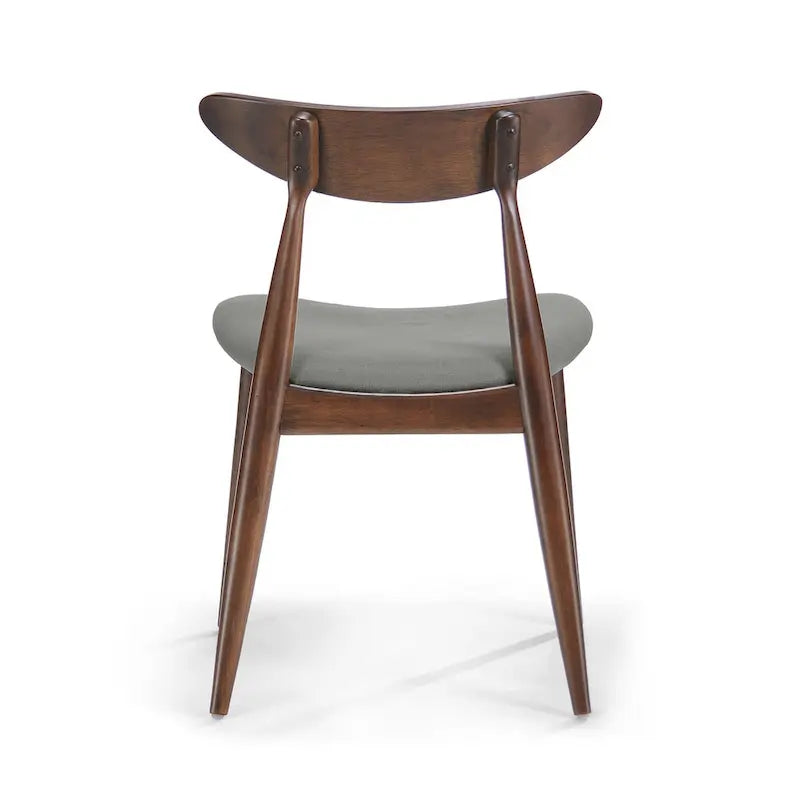 Mid-Century Modern Accent Chair Set of 2 with Wood Legs for Living Room